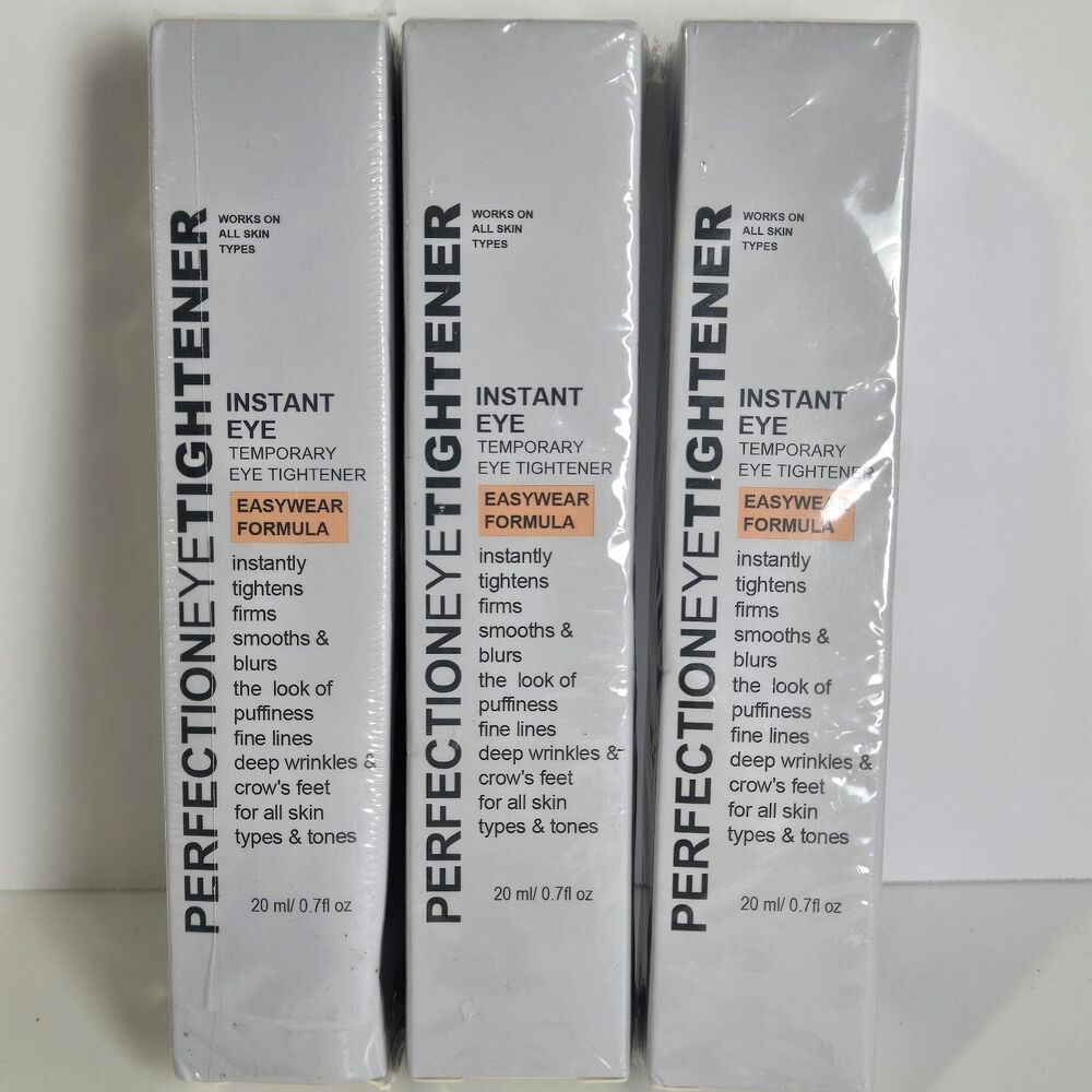 Lot Of 3 Perfection Eye Tightener- Instant Firming  Under Eye Treatment NIB